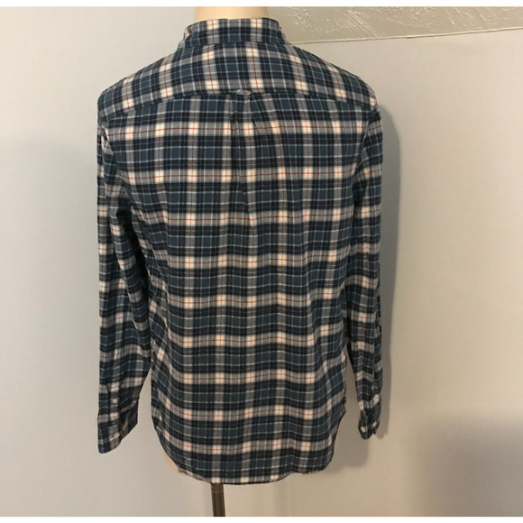 Original Penguin Men's Heritage Fit Blue Plaid Buttondown - Size is Missing - Picture 4 of 11